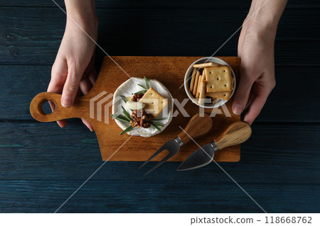 Camembert cheese, concept of tasty and delicious food Camembert cheese, concept of tasty and delicious food 118668762