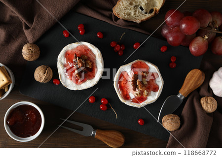 Camembert cheese, concept of tasty and delicious food Camembert cheese, concept of tasty and delicious food 118668772