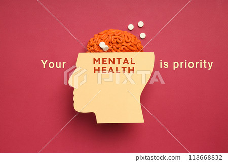 World Mental Health Day, created using Generative AI technology. World Mental Health Day, created using Generative AI technology. 118668832