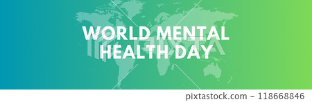 World Mental Health Day, created using Generative AI technology. 118668846