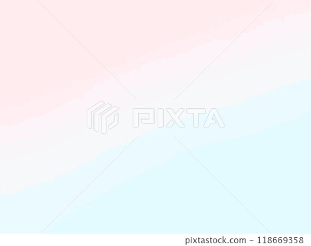 A watercolor background illustration with a beautiful gradation of pale pink and blue 118669358