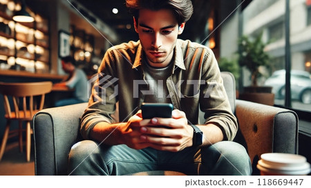 Men who are always on their smartphones (boyfriends, spouses, male friends) 118669447