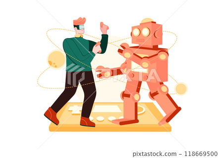 identity Security Illustration concept on a white background identity Security Illustration concept on a white background 118669500