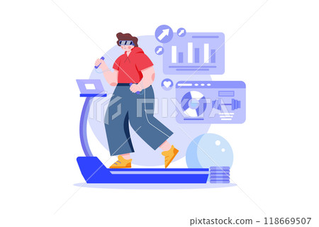 identity Security Illustration concept on a white background 118669507