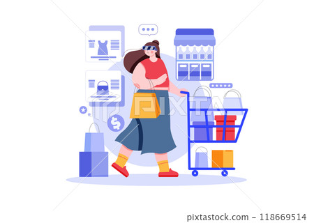 identity Security Illustration concept on a white background identity Security Illustration concept on a white background 118669514