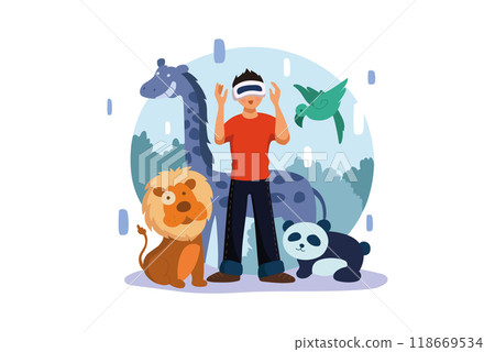 identity Security Illustration concept on a white background 118669534