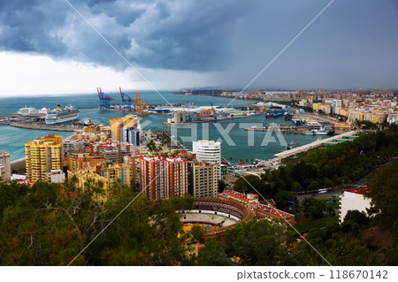 Aerial view of Malaga Aerial view of Malaga 118670142