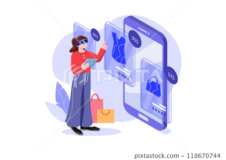 Authentication Security Illustration concept on a white background 118670744