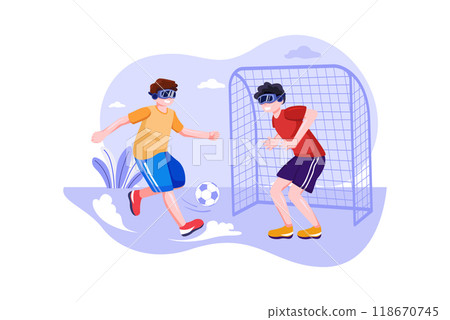 Authentication Security Illustration concept on a white background 118670745