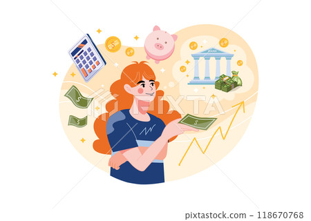 Authentication Security Illustration concept on a white background 118670768