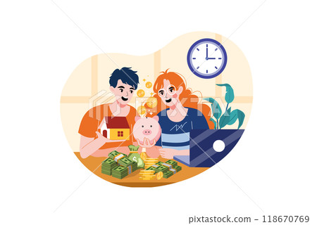 Authentication Security Illustration concept on a white background 118670769