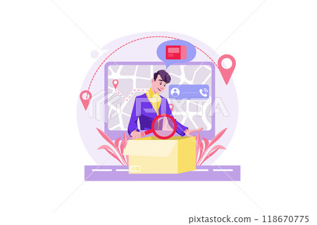Authentication Security Illustration concept on a white background 118670775