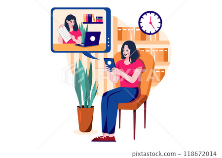 Students Studying In Online Degree Program 118672014