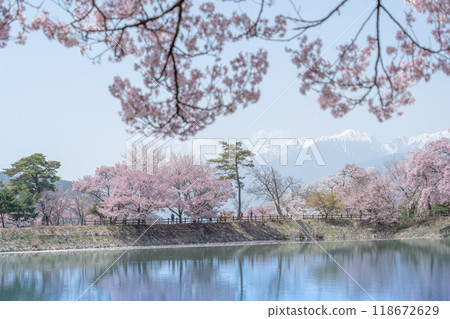 長野縣伊那市，江戶時代高遠氏興建的農業水庫－泉六堂堤壩 118672629