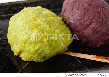 Zunda mochi, Bota mochi Zunda mochi, Bota mochi 118672777