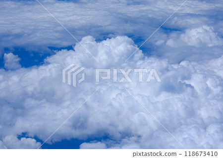 August clouds seen from the plane August clouds seen from the plane 118673410