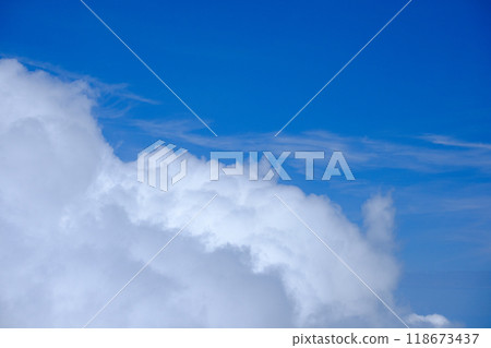 August clouds seen from the plane 118673437