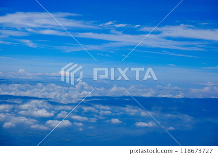August clouds seen from the plane August clouds seen from the plane 118673727