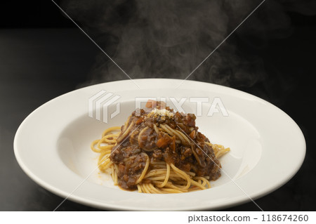 肉醬義大利麵乾酪粉 118674260