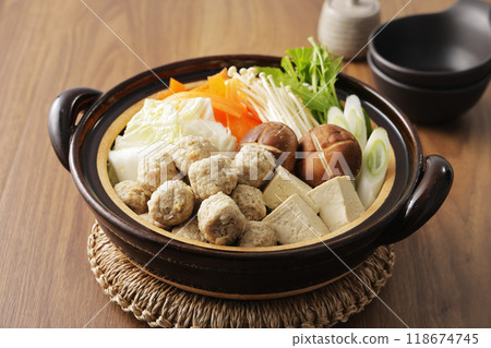 Chicken meatball hotpot Chicken meatball hotpot 118674745