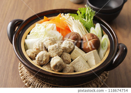 Chicken meatball hotpot Chicken meatball hotpot 118674754