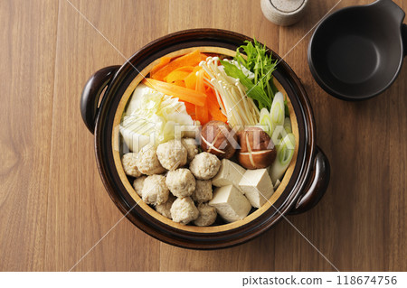 Chicken meatball hotpot Chicken meatball hotpot 118674756