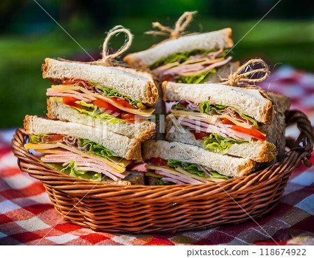 野餐三明治 118674922