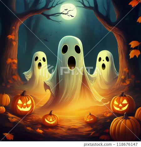 萬聖節插圖 118676147