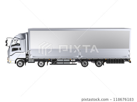 Large truck alone (3DCG image) Large truck alone (3DCG image) 118676183