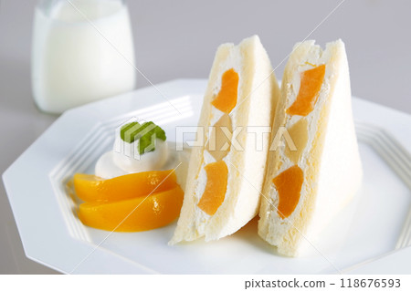 Stylish fruit sandwich 118676593