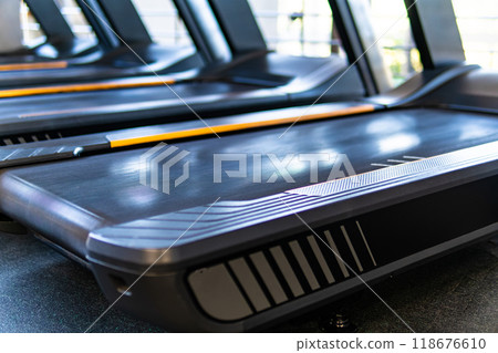 fitness athlete cardio workout fit treadmill health lifestyle gym exercise sport jogging 118676610