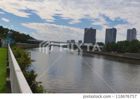 The banks of the Hanami River The banks of the Hanami River 118676757