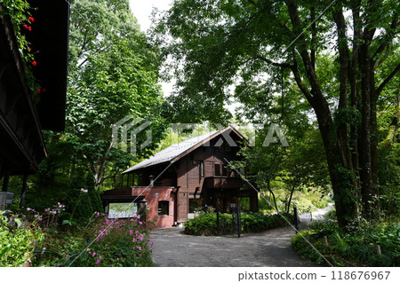 Moegi Village, a multi-purpose tourist area in Kiyosato, Hokuto City, Yamanashi Prefecture 118676967