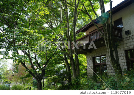 萌木村是山梨縣北斗市清裡的複合旅遊區 118677019
