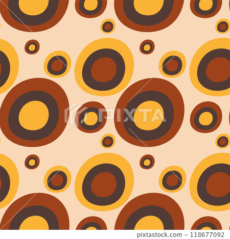 Retro Circular Pattern Design Retro Circular Pattern Design 118677092
