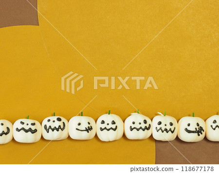 Autumn harvest Halloween party Pumpkin sweets 118677178