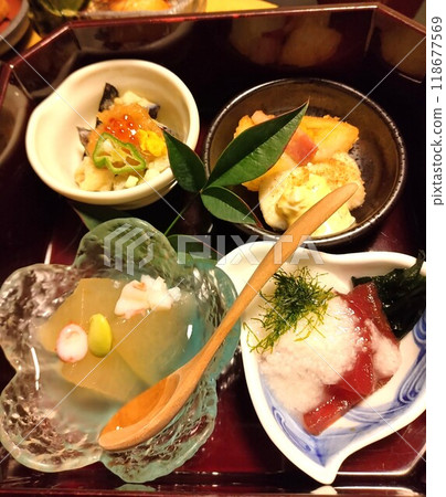 Japanese food, Japanese cuisine, full course 118677569
