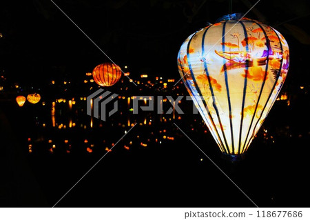 Illumination of Kylin Mountain, Ninh Binh, Vietnam 118677686