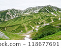 Mt. Tateyama in early summer as seen from Murododaira 118677691