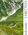 Snowfields seen from Murododaira in summer 118677693