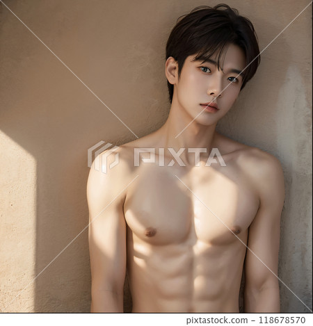 一個擁有訓練有素的身體的男人 一個擁有訓練有素的身體的男人 118678570