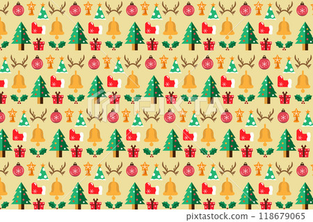 Seamless Christmas Background Pattern 118679065