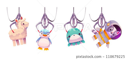 Claw machine toys set Claw machine toys set 118679225