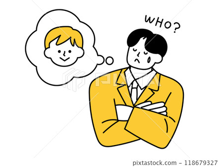 A businessman who can't remember the names of people he's met 118679327