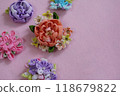 Background material of crepe tsumami craft 118679822