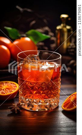 Warm and Cozy: A Spiced Persimmon Cocktail for the Holidays 118679861