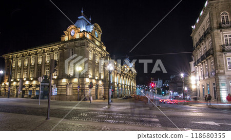 The crossroads with the Sao Bento Railway Station timelapse hyperlapse. The crossroads with the Sao Bento Railway Station timelapse hyperlapse. 118680355