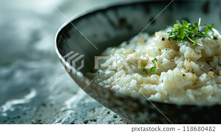 Risotto: A Creamy Italian Delight 118680482
