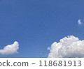 藍天的空白空間 118681913
