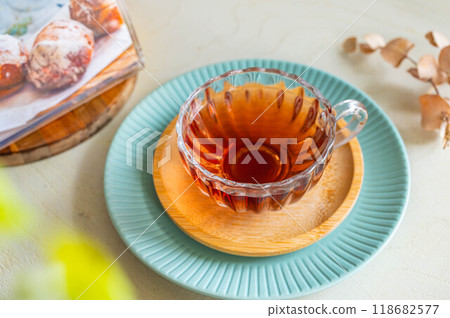 Homemade corn silk tea Homemade corn silk tea 118682577